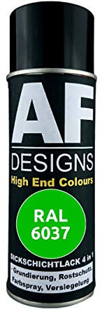 4 IN 1 Ral 6037 Reingrün Dickschichtlack Laca Spray Lata de Aerosol