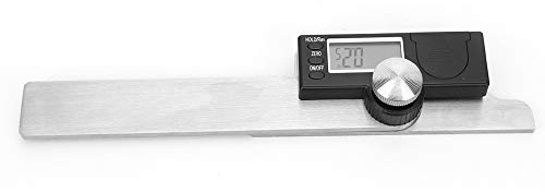Jeanoko Winkellineal 0, 01 ° Rostschutzwinkelmesser 0 180 ° Digitaler Winkelmesser für die Holzbearbeitung für die Industrie