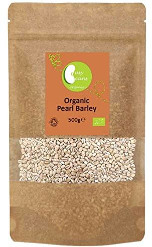 Organic Pearl Barley -Certified Organic- by Busy Beans Organic (500g)