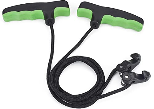 Elong Crossbow Cocking Device Crossbows Cocker Rope Double Handle 3 Finger Strings Cocking Tool