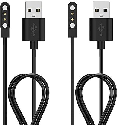 2PS Magnetic Charger Cable Compatible with YAMAY SW023 Willful SW021 SW025 Letsfit ID206 ID205L LETSCOM ID205U LIFEBEE ID205S ID216,USB Charging Cable 3.3ft for Umidigi Uwatch 3S 3 2S 2 Urun
