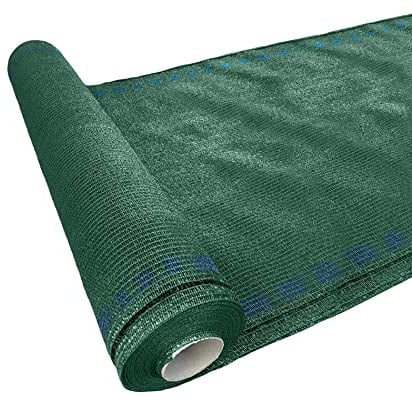 Rebecca Mobili Toile d'ombrage, Coupe-Vent pour l'extérieur, Hdpe, Vert, Respirant, Anti-UV - Taille HxL : 1,5 x 25 MT - Art. RE6693
