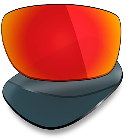 Mryok Lentes de repuesto para Arnette Fastball 2.0 AN4242-62 mm - Opciones, Polarizado - Rojo Fuego, Talla única