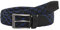 Redbridge Geflochtener Gürtel Elastisch Flexibel verstellbar Unisex Stretchgürtel Saxeblau-Schwarz 90