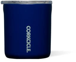 Corkcicle Buzz Cup, Triple Insulated Stainless Steel Travel Cocktail Tumbler, BPA Free, Keeps Beverages Cold for 9 Hours and Hot for 3 Hours, 12oz, Gloss Midnight Navy