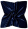 MayTree Seidentuch aus 100% Maulbeer-Seide - Quadratisch einfarbig nacht blau 53x53 - Luxuriöses Damen Halstuch - Eleganter Bandana-Schal für Damen - Luxus und Komfort für Erwachsene