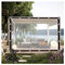 Rideau Pergola Extérieur Rideaux Jardin Bâche Transparente Housse Anti-UV, pour Carport, Balcon, Pergola Personnalisable (Color : Transparent, Size : 3x5m/9.9x16.5ft)