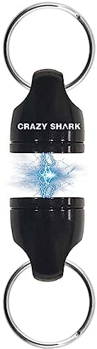 CRAZY SHARK Magnetischer Schlüsselanhänger-Schnellverschluss - Schnelle, sichere Schlüsselbefestigung an Tasche, Geldbörse und Gürtel - Einfacher Zugang zu den Schlüsseln