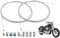 Yeeliv 2 Pcs 2M Câbles d'Accélérateur de frein et d'Embrayage Universels,Kit Réparation Câble Accélérateur Moto Universel avec vis de Fixation pour Moto