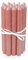 LUMELY dänische Premium Stabkerzen Rosa, 12er Pack, Höhe 18cm, Ø 2,2cm, Brenndauer ca. 8 Stunden, zylindrische Leuchterkerzen, Deko Kerzen Set, Kerzen Skandinavisch