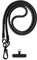 RATASK Neck Lanyard Strap for Mobile Phones, Camera, ID card Holder, Badge Holder, with Two Tether Tabs (Black)