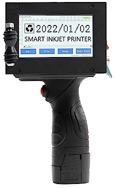 12.7mm Handheld Coding Machine Bottle Cap Logo Label Packaging Small Inkjet Printer Portable (Printer 4 ink 1)