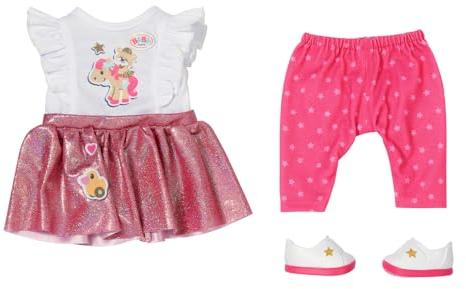 BABY born Lieblingsoutfit 36cm, Shirt mit Leggings und Schuhen für 36 cm Puppen, 836330 Zapf Creation