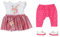 BABY born Lieblingsoutfit 36cm, Shirt mit Leggings und Schuhen für 36 cm Puppen, 836330 Zapf Creation