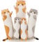 Bobomon Katze Kuscheltier stofftier Katze langes Kissen riesen XXL Kawaii groß plüschtier plüschkatze Cute seitenschläferkissen cat plushie (rosa 130cm)