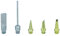 5 Pieces Gas Soldering Iron Tips Set For HS-1115K Welding Tool Welding Tips Long Lasting Nozzles Metal Material Gas Soldering Iron Kit
