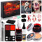 Halloween Kunstblut Fake Blood kit, Kunstblut Fake Blood Halloween schminke SFX Makeup Kit,Fake Blood für Vampir Zombie Schminke Faschingsschminke Theaterschminke