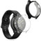 kwmobile Carcasa Compatible con Xiaomi Watch 2 Funda - 2X Protector Pantalla Completo - Ultrafino y antigolpes - Negro/Transparente