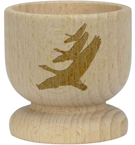 'Flying Geese' Wooden Egg Cup (EC00028029)
