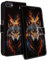 HopMore Handyhülle für iPhone SE 2020 / iPhone SE 2022 5G / iPhone 7 / iPhone 8 Hülle, Premium PU Leder Klappbar Klapphülle Kartenfach Schutzhülle, Stoßfeste Case Tasche mit Motiv Handytasche, Wolf B