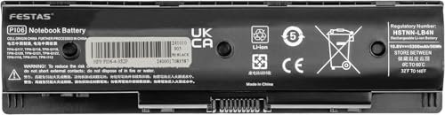 PI06 PI06XL P106 P106X LHSTNN-YB4N HSTNN-LB4N 710416-001 710417-001 Batterie Compatible avec HP Envy 15-J 17-J 15-J099EF 15-J151NF 17-J104EF Pavilion 15-E 17-E 15-E041SF 17-E046SF