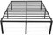 Crystals Metal Bed Frame - Double Size Metal Bed | Metal Bed Frame with Under Bed Storage Space (Double (135 * 190 * 45.7 cm), Rectangular)
