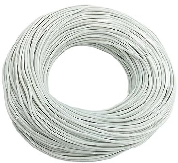 GOHAPY Silikonkautschuk-Warmdraht, 0,6 bis 74 Ohm Heizkabel, Ohm * M(20 * 4 Meters)