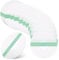 50 Pack Sensor Covers Compatible With Freestyle Libre 1/2/3, Waterproof Adhesive Green CGM Patches Transparent Breathable Glucose Monitor Protector On The Center Long Lasting Without Hole For Swimming