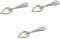 EXHUMKY Apribottiglie Amore 3 Pezzi Apribottiglie a Forma Di Cuore Apribottiglie Forniture Per Matrimoni Apribottiglie Per Feste Apribottiglie Per Matrimoni Argento
