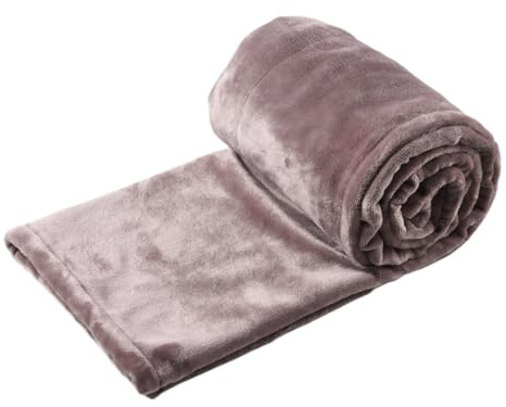 Battery Operated Heated Blanket Throw, Cozy Soft Flannel Electric Blanket, 3 Heating Levels, Fast Heating & Machine Washable(Pink,63x32)