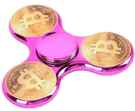 Keenso Fingerspitzen-Gyro, Rotierendes Fidget-Spielzeug aus ABS-Material Zum Stressabbau, Ideal für und Erwachsene Im Klassenzimmer oder Büro (Purple)