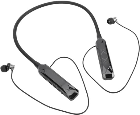 Fockety Neckband Bluetooth Headphones, Noise Canceling Bluetooth 5.3 Headsets with Digital Display, Premium Sound Quality, Neckband Headphones Flexible for Sports and Workout (Black)