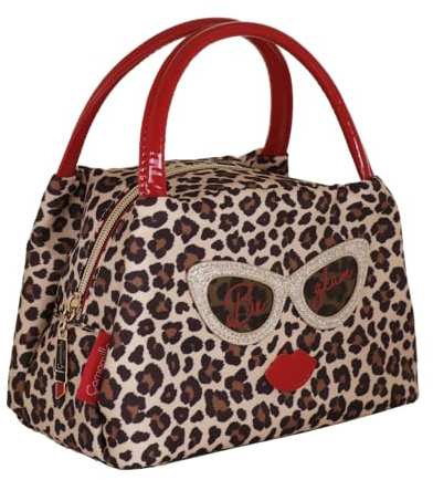 Camomilla Milano Vanity Case Donna, Similpelle, Collezione Be Chic, Colore Marrone
