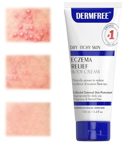 100g Eczema Creme, Beruhigende Ekzem Anti Juckreiz Creme, Nährende Feuchtigkeitspflege, Repair für trockene Haut, Lindert Rötungen, Sanfte Pflegecreme