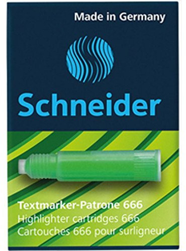 Textmarkerpatrone 3ST grün SCHNEIDER 6664 4004675066640