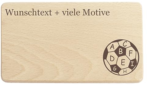 Schulanfang Frühstücksbrett personalisiert mit Name, Spruch, Motiv - Geschenk zur Einschulung für ABC Schützen, Erstklässler, Vorschulkinder