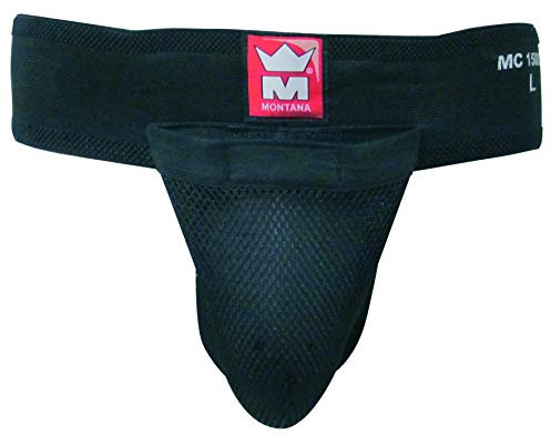 Montana 45303 Coquille de Boxe Mixte Adulte, Noir, XS
