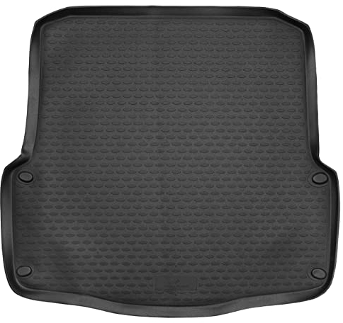 WALSER XTR Kofferraumwanne für Skoda Ocatavia II (Octavia 2) Kombi 2004-2013, 100% passgenaue Antirutschmatte Auto, Gummimatte Auto, Kofferraum Schutzmatte, Anti Rutsch Matte Gummi