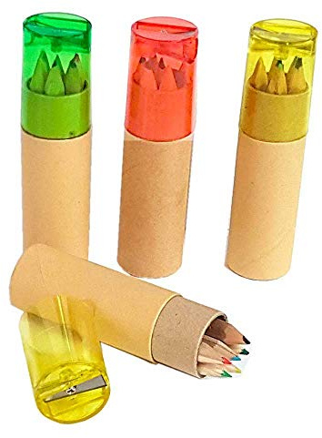 Set mit 30 Kinderfarben zum Ausmalen, jede Schachtel enthält 6 Wachs zum Ausmalen und einen Block mit 20 Seiten mit Zeichnungen, Geschenke für Kindergeburtstag