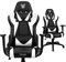 Katana Clan Gaming Stuhl - Sakura mit Armlehne und Einstellbarer Neigungswinkel - Ergonomischer Kübelförmiger Bürostuhl mit Breiten Rückenlehne - Höhenverstellbarer Drehstuhl, Chefsessel - Weiß