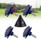 Oubesty Lawnmower Blade Sharpener 5Pcs Lawnmower Sharpener Kit Rotary Mower Sharpener Lawnmower Blade Balancer for Power Drill Hand Drill