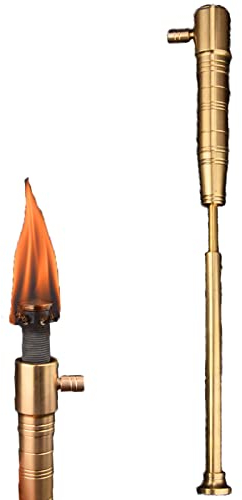 Antorcha Retro Mechero la Llama Suave Queroseno Cigarros Encendedor Antiviento Mechero para el Regalo Decorativo de la Colección de Cocina Obsequio,Long