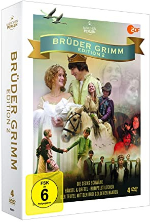 Brüder Grimm Edition: Die schönsten Märchen der Brüder Grimm aus der Reihe Märchenperlen: DIE SECHS SCHWÄNE, HÄNSEL & GRETEL, RUMPELSTILZCHEN und DER TEUFEL MIT DEN DREI GOLDENEN HAAREN [4 DVDs]