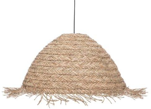 Atmosphera Hängeleuchte Sea View, Schilf und Metall, D56 cm