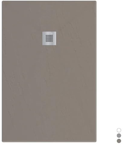 PIATTO DOCCIA MOD. ESTASI RETTANGOLARE Bianco - cm 80 x 110
