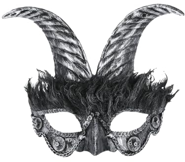 Smiffys Masque pour les yeux du diable avec cornes