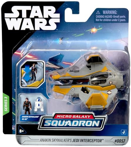 STAR WARS - Intercepteur Jedi d'Anakin Skywalker #0057 - Micro Galaxy Squadron Series 3
