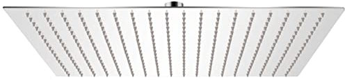 Homgoday Tête de douche à pluie en acier inoxydable 50 x 50 cm carré