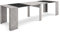 Skraut Home | Consolle allungabile | Tavolo consolle allungabile | 300 | Per 14 persone | Tavolo da pranzo | Stile moderno | Cemento