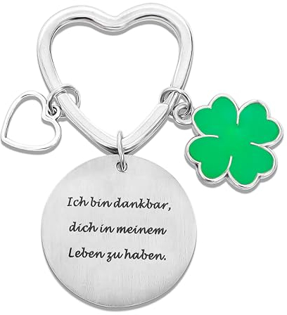 HQEUZ Schlüsselanhänger mit Gravur Geschenke Lasergravur Edelstahl Schlüsselanhänger Geburtstagsgeschenk für Liebespartner Familie Freund, Runde